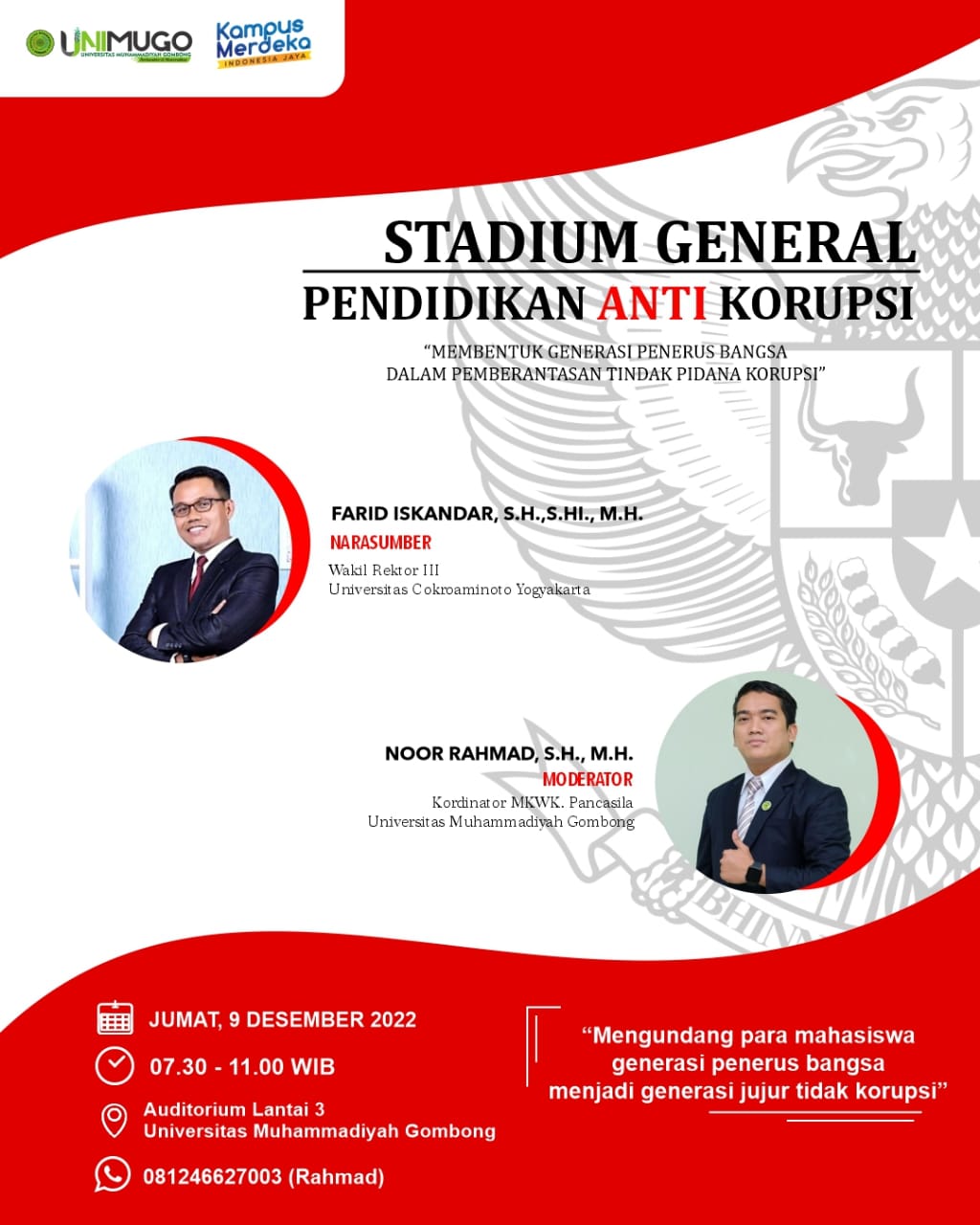 STADIUM GENERAL PENDIDIKAN ANTI KORUPSI
