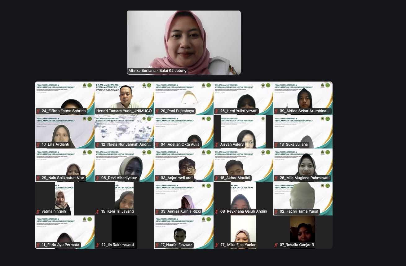 PRODI D3 KEPERAWATAN GELAR PELATIHAN HIPERKES DAN KESELAMATAN KERJA